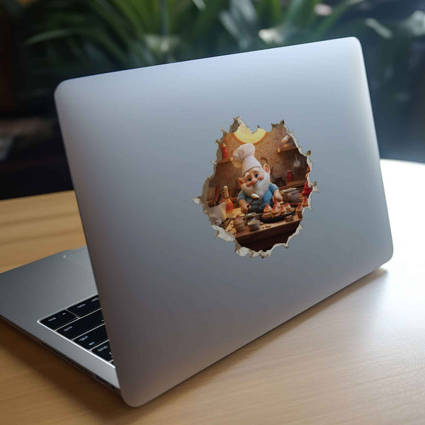 Baking Gnome Hole Decal - My Wonderful Walls