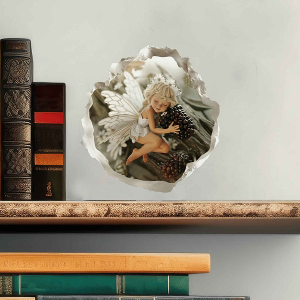 Blackberry Fairy Hole Decal - My Wonderful Walls