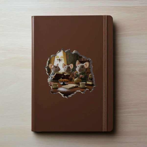 Book Club Mouse Hole Decal - My Wonderful Walls