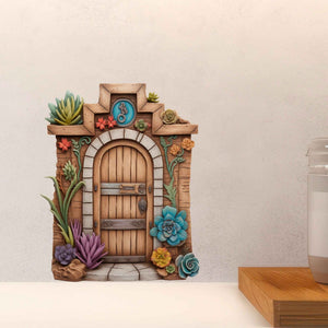 Cactus Cottage Fairy Door Decal - My Wonderful Walls