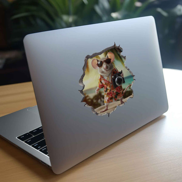 Camera Mouse Hole Decal - My Wonderful Walls