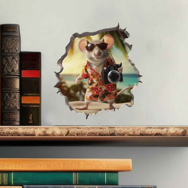 Camera Mouse Hole Decal - My Wonderful Walls