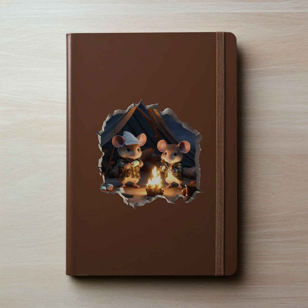 Camping Mouse Hole Decal - My Wonderful Walls