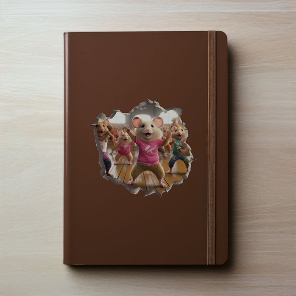 Cardio Dance Workout Mouse decal on notebook