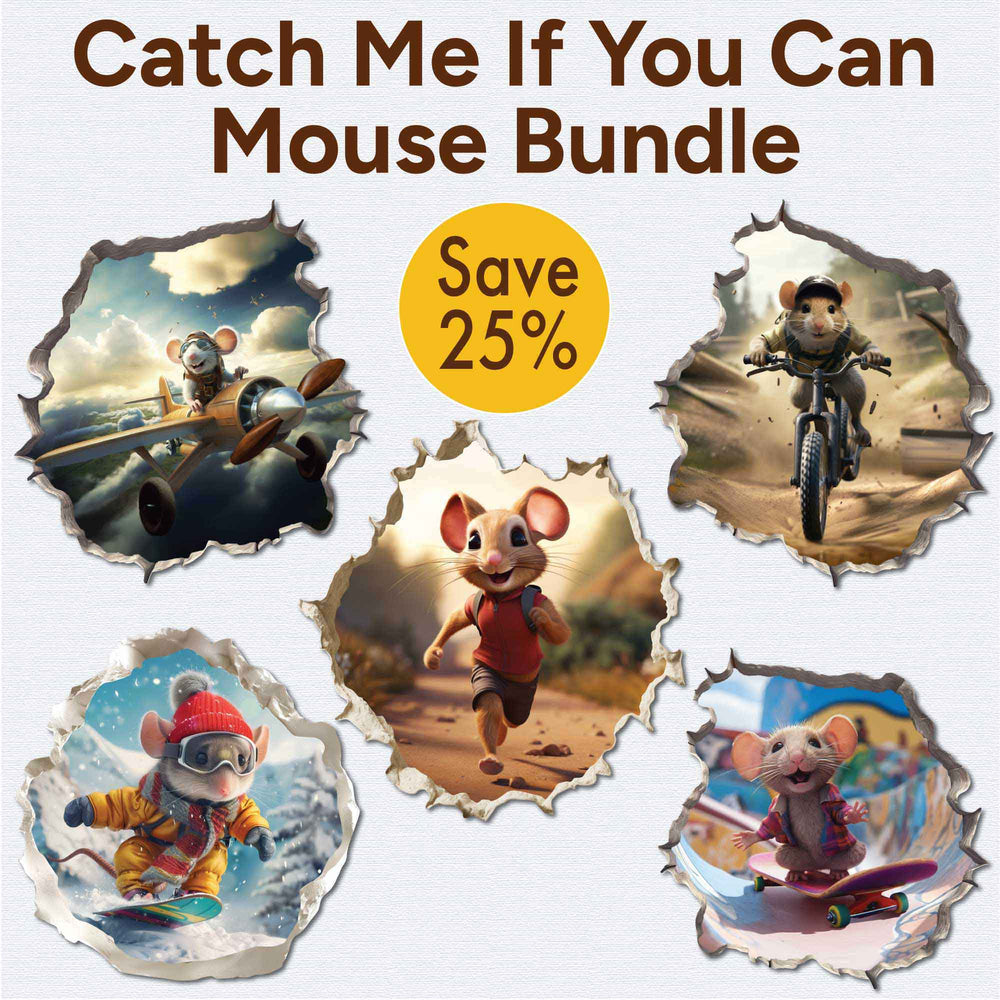 Catch Me If You Can Mouse Bundle - My Wonderful Walls