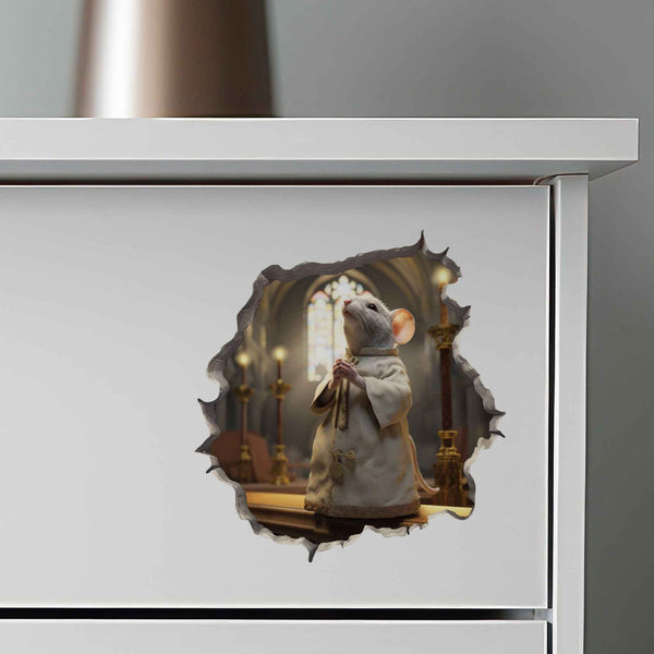 Chapel Mouse Hole Decal - My Wonderful Walls