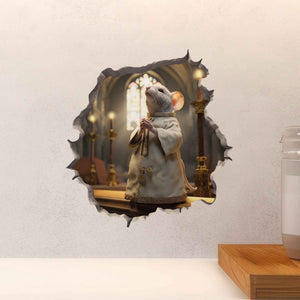 Chapel Mouse Hole Decal - My Wonderful Walls