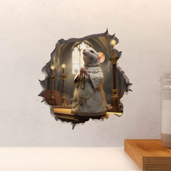 Chapel Mouse Hole Decal - My Wonderful Walls