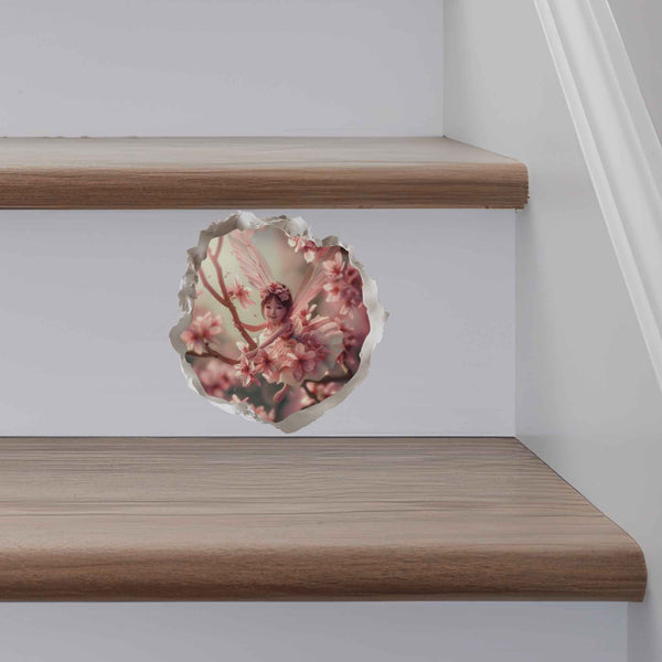 Cherry Blossom Fairy Hole Decal - My Wonderful Walls