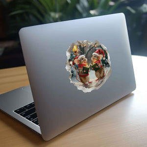 Christmas Carol Mouse Hole Decal - My Wonderful Walls