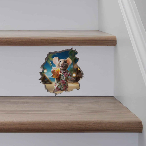 Cocktail Mouse Hole Decal - My Wonderful Walls
