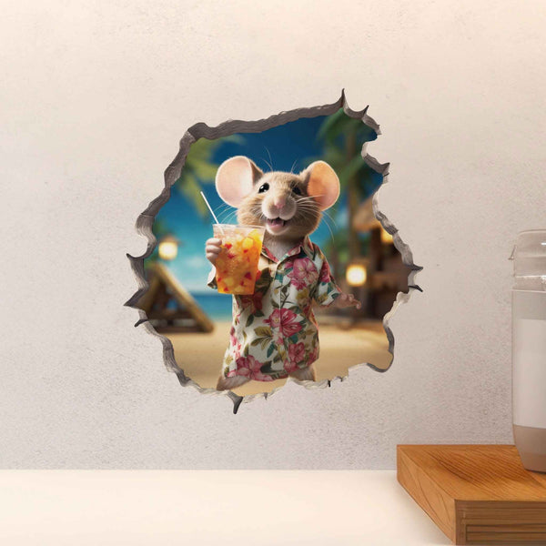 Cocktail Mouse Hole Decal - My Wonderful Walls