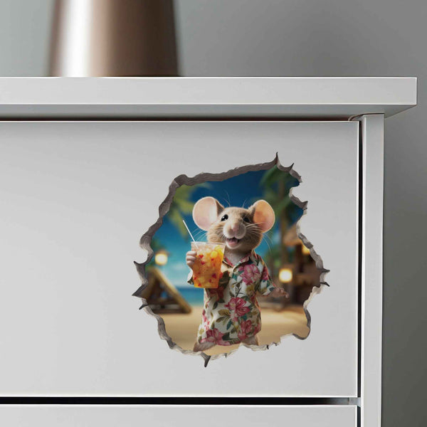 Cocktail Mouse Hole Decal - My Wonderful Walls
