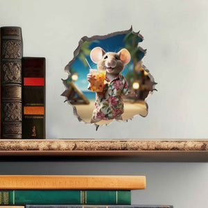 Cocktail Mouse Hole Decal - My Wonderful Walls