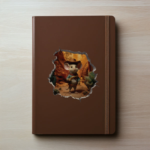 Cowboy Mouse Hole Decal