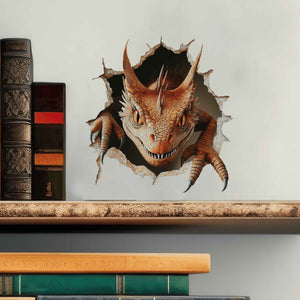 Creeping Dragon Hole Decal - My Wonderful Walls