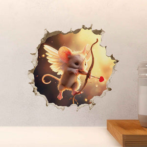 Cupid Mouse Hole Decal - My Wonderful Walls