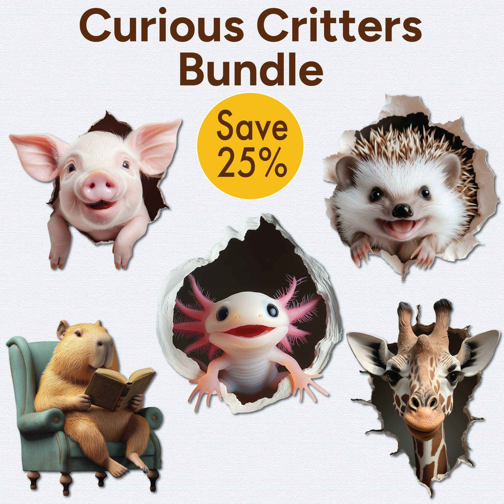Curious Critters Bundle - My Wonderful Walls