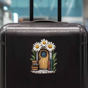 Daisy Book Lover Fairy Door Decal - My Wonderful Walls