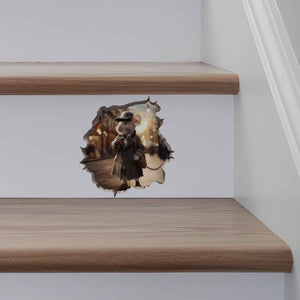 Detective Mouse Hole Decal - My Wonderful Walls