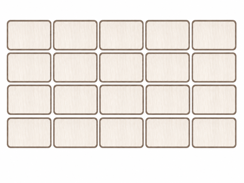 Blank Diaper Bin Labels - Set of 24