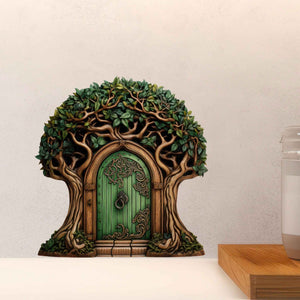 Enchanted Forest Fairy Door Decal - My Wonderful Walls