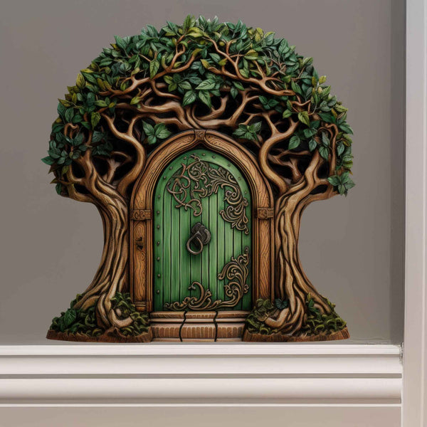 Enchanted Forest Fairy Door Decal - My Wonderful Walls