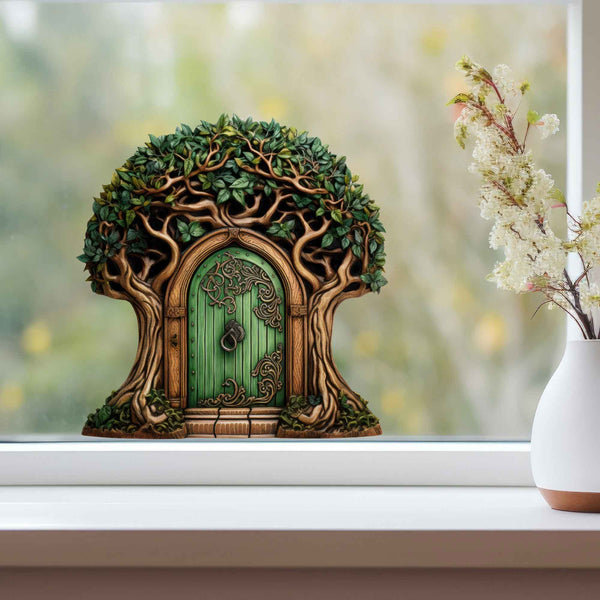 Enchanted Forest Fairy Door Decal - My Wonderful Walls