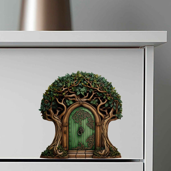 Enchanted Forest Fairy Door Decal - My Wonderful Walls