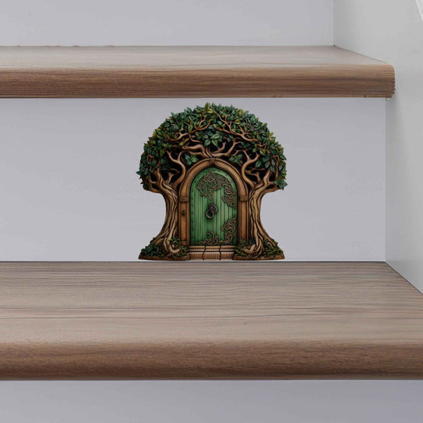 Enchanted Forest Fairy Door Decal - My Wonderful Walls