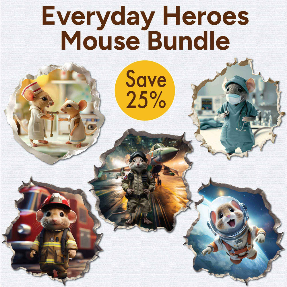Everyday Heroes Mouse Bundle - My Wonderful Walls