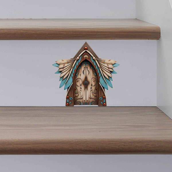 Feathered Spirit Fairy Door Decal - My Wonderful Walls
