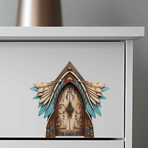 Feathered Spirit Fairy Door Decal - My Wonderful Walls