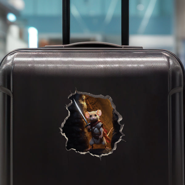 Knight Mouse Hole Decal