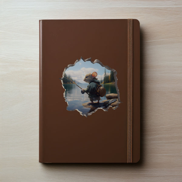 Fisherman Mouse Hole Decal