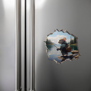 Fisherman Mouse Hole Decal