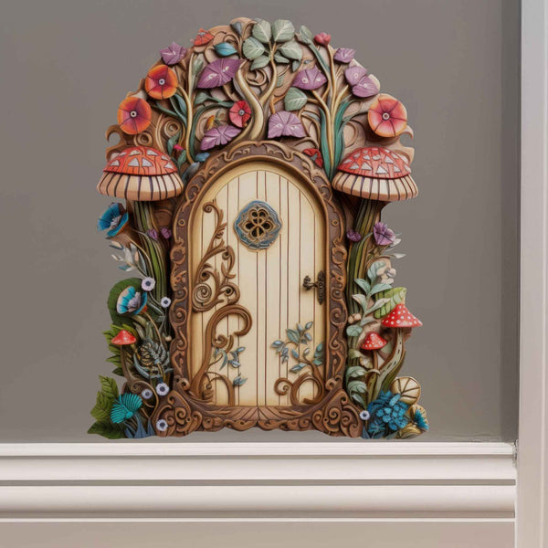 Flora & Fungi Fairy Door Decal