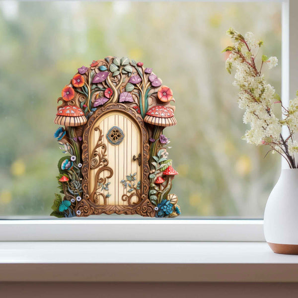 Flora & Fungi Fairy Door Decal