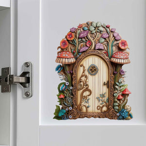 Flora & Fungi Fairy Door Decal