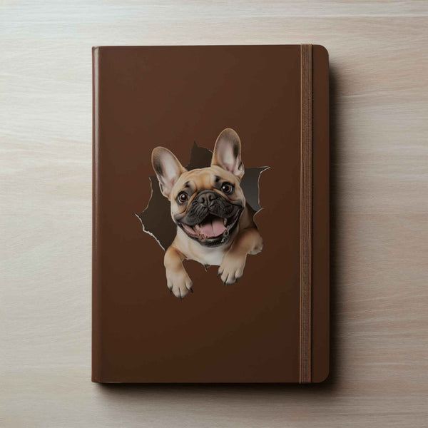 French Bulldog Hole Decal - My Wonderful Walls