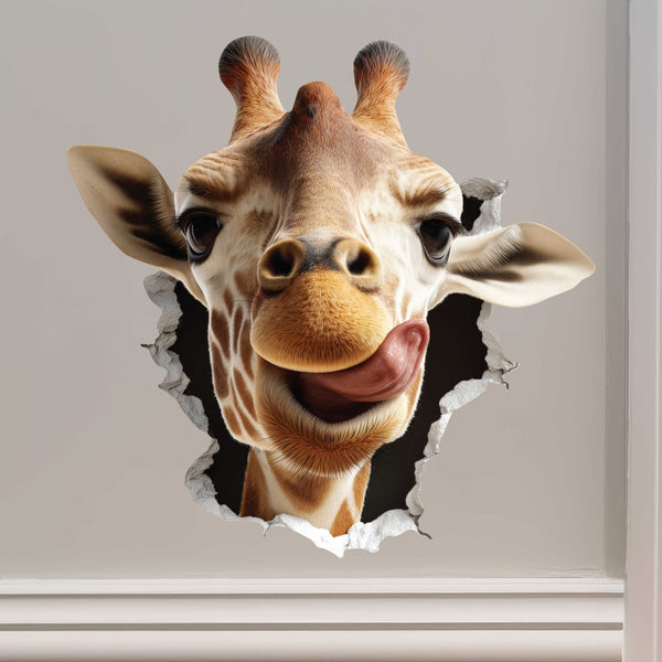 Giraffe Hole Decal - My Wonderful Walls