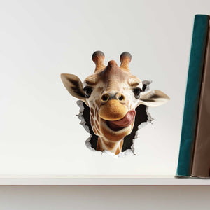 Giraffe Hole Decal - My Wonderful Walls