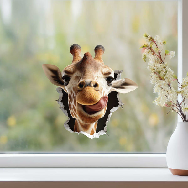 Giraffe Hole Decal - My Wonderful Walls