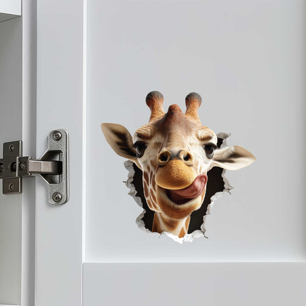 Giraffe Hole Decal - My Wonderful Walls