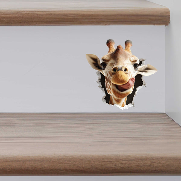 Giraffe Hole Decal - My Wonderful Walls