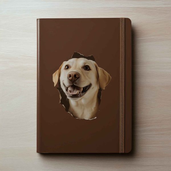 Golden Retriever Dog Hole Decal - My Wonderful Walls
