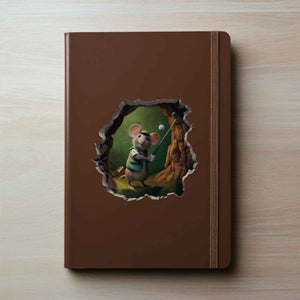 Golfing Mouse Hole Decal - My Wonderful Walls