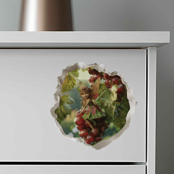 Grape Fairy Hole Decal - My Wonderful Walls
