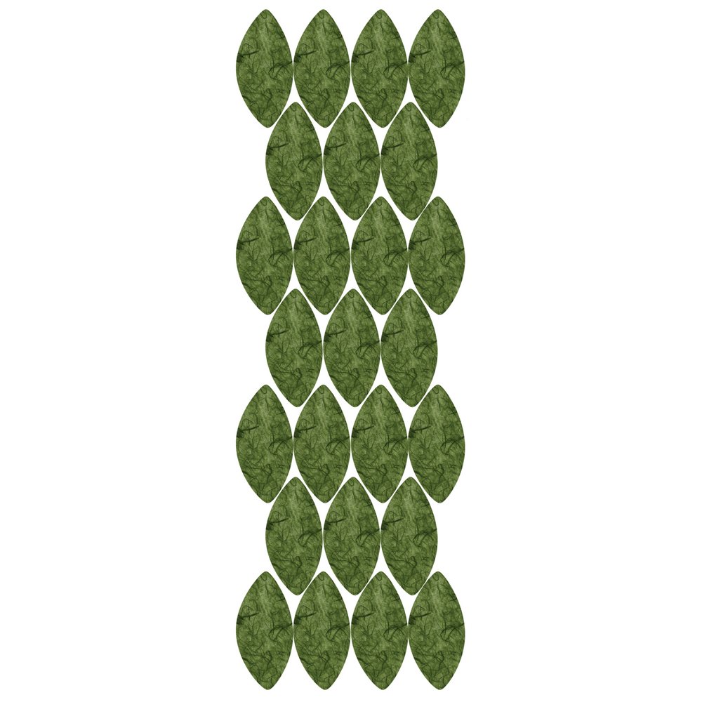 Green UNDERLAY Leaves for Birthday Tree - Set of 25