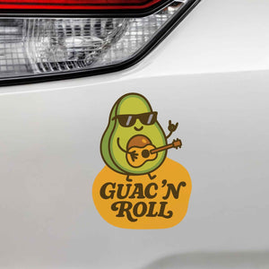 Guac 'N Roll Avocado Pun Decal - My Wonderful Walls